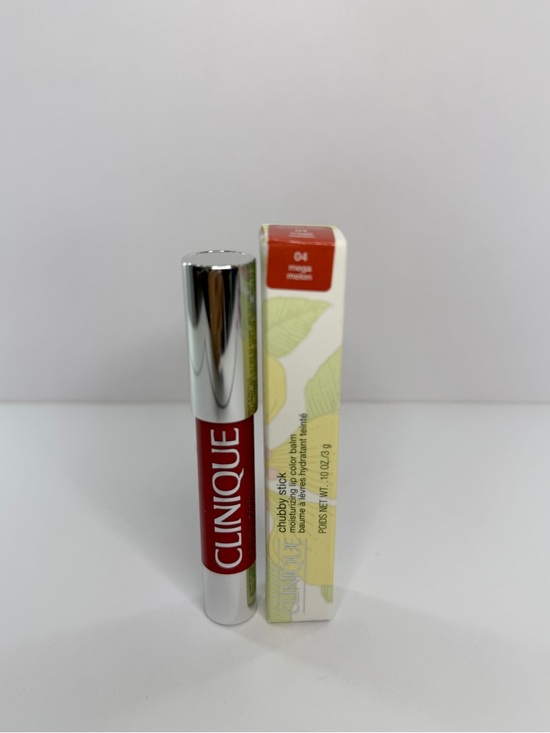 Clinique Other - Clinique Chubby Stick Moisturizing Lip Balm Shade 04 Mega Melon - Red